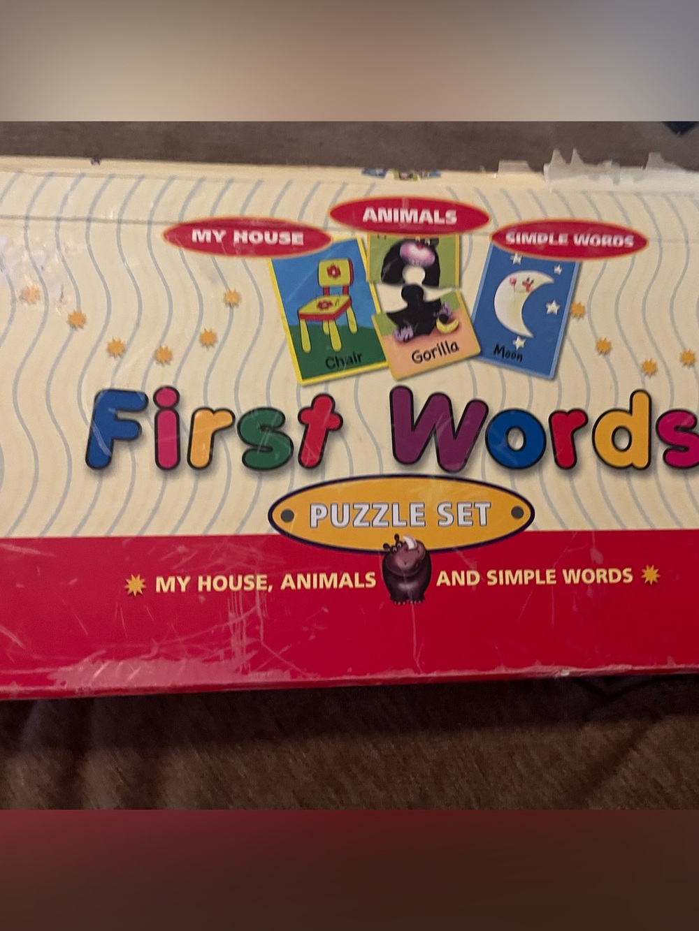 Spice box first words puzzle set